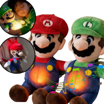 Breathing plush toy backpack